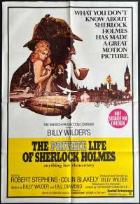 The Private Life Of Sherlock Holmes Poster One Sheet Original 1970
