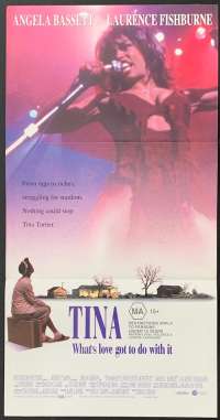 Tina What's Love Got To Do With It Poster Original Daybill Angela Bassett Tina Turner