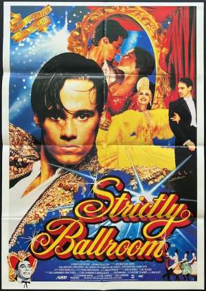 Strictly Ballroom 1992 One Sheet Movie Poster Baz Luhrmann Paul Mercurio