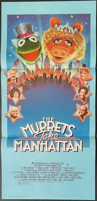 The Muppets Take Manhattan Movie Poster Daybill Jim Henson Frank Oz