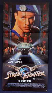 Street Fighter Poster Original Daybill 1994 Van Damme Kylie Minogue Martial Arts