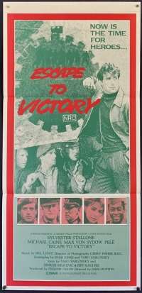 Escape To Victory Poster Original Daybill 1981 Sylvester Stallone Michael Caine