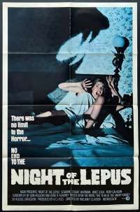 Night Of The Lepus Poster Original USA One Sheet 1972 Janet Leigh