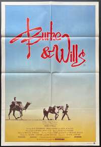 Burke And Wills Poster Original One Sheet Rare 1985 Jack Thompson