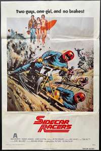 Sidecar Racers Poster One Sheet USA Original 1975 Wendy Hughes