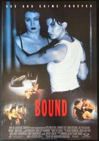 Bound Poster Original One Sheet 1996 Jennifer Tilly Gina Gershon