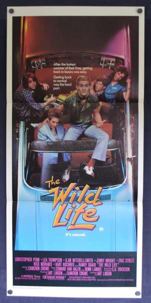 The Wild Life Daybill Poster Original 1984 Christopher Penn Lea Thompson Eric Stoltz