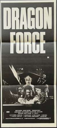 Dragon Force  Daybill Movie poster Bruce Baron