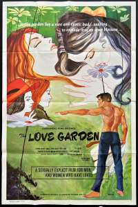 The Love Garden Poster USA One Sheet 1971 Jason Scott Sexploitation