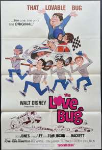 The Love Bug Movie Poster One Sheet Disney Dean Jones 1979 RI