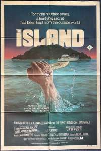 The Island Poster Original One Sheet 1980 Michael Caine Pirates