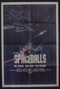 Spaceballs Movie Poster Original One Sheet Mel Brooks John Candy Star Wars