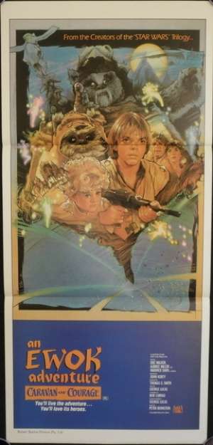 Caravan Of Courage The Ewok Adventure Movie Poster Original Daybill Star Wars