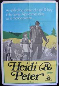 Heidi &amp; Peter One Sheet Australian Movie poster