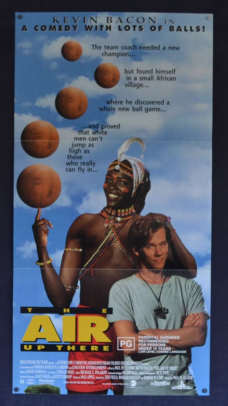 All About Movies - The Air Up There Movie Poster Original Daybill 1994  Kevin Bacon Basketball