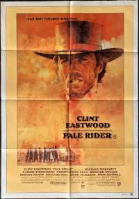 Pale Rider Poster One Sheet Original 1985 Clint Eastwood Western