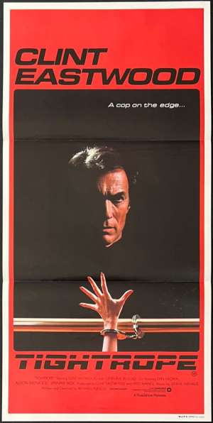 Tightrope Poster Original Daybill 1984 Clint Eastwood Geneviève Bujold