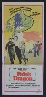 Pete's Dragon Movie Poster Original Daybill Helen Reddy Jim Dale