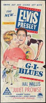 G.I. Blues Poster Daybill Original ULTRA RARE 1960 Elvis Presley