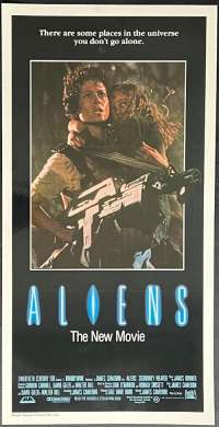 Aliens Original Daybill Poster Laminated 1986 Sigourney Weaver