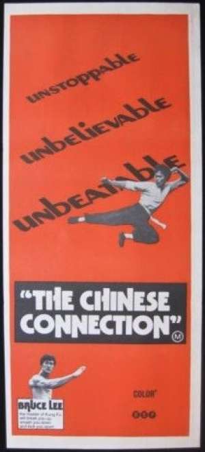 The Chinese Connection Poster Original Daybill 1972 Bruce Lee Martial Arts