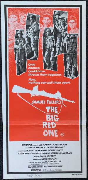 The Big Red One Poster Original Daybill 1980 Lee Marvin Mark Hamill