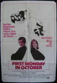 First Monday In October One Sheet Australian Movie poster