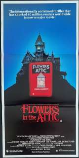 Flowers In The Attic 1987 Daybill movie poster Kristy Swanson Victoria Tennant