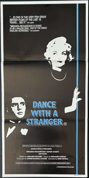 Dance With A Stranger Poster Daybill Original 1985 Miranda Richardson