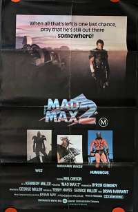 Mad Max 2 Poster Original One Sheet 1981 Mel Gibson Road Warrior
