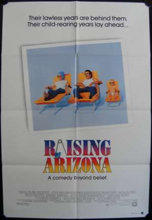 Raising Arizona One Sheet Australian Movie poster