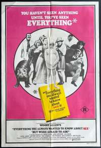 Everything You Always Wanted to Know About Sex Poster One Sheet Woody Allen