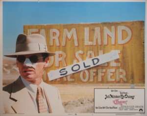 Chinatown 1974 Lobby Card 11x14 Number 1 Jack Nicholson Roman Polanski