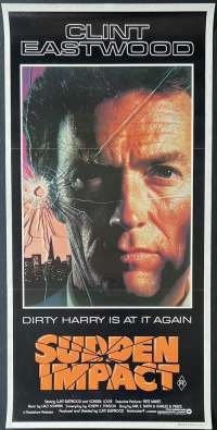 Sudden Impact Poster Original Daybill 1983 Clint Eastwood Dirty Harry