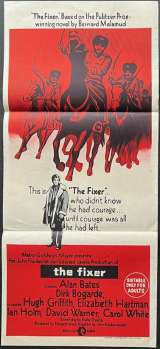 The Fixer Movie Poster Original Daybill 1968 John Frankenheimer Alan Bates