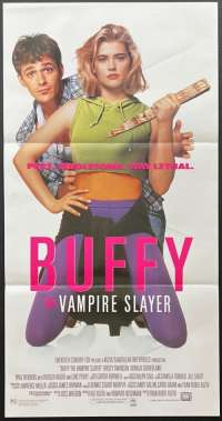 Buffy The Vampire Slayer Movie Poster Original Daybill Kristy Swanson Luke Perry