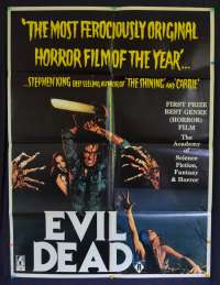 Evil Dead Australian One Sheet Movie Poster