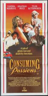 Consuming Passions 1988 Daybill movie poster Vanessa Redgrave Jonathan Pryce
