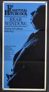 Rear Window Poster Original Daybill 1983 Re-Issue Grace Kelly Alfred Hitchcock
