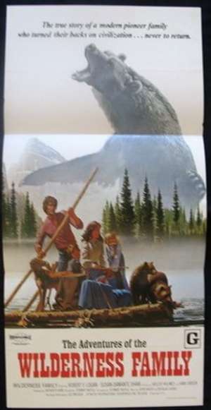 The Adventures Of The Wilderness Family Daybill movie poster