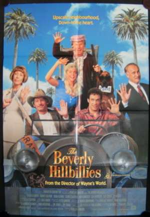 The Beverly Hillbillies Movie Poster Original One Sheet 1993 Dabney Coleman