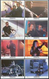 Terminator 2 Judgment Day Lobby Card Set USA 8x10 Original 1991