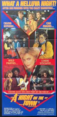 A Night On The Town Poster Daybill Elisabeth Shue Aka Adventures In Babysitting