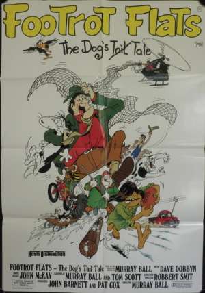 Footrot Flats 1986 Rare One Sheet movie poster New Zealand Cinema