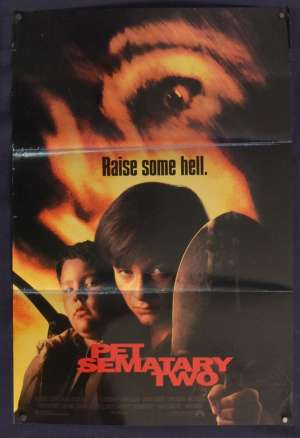 Pet Sematary Two Poster Original Daybill 1992 Edward Furlong Cancy Brown Horror