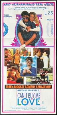 Can&#039;t Buy Me Love Movie Poster Original Daybill Patrick Dempsey