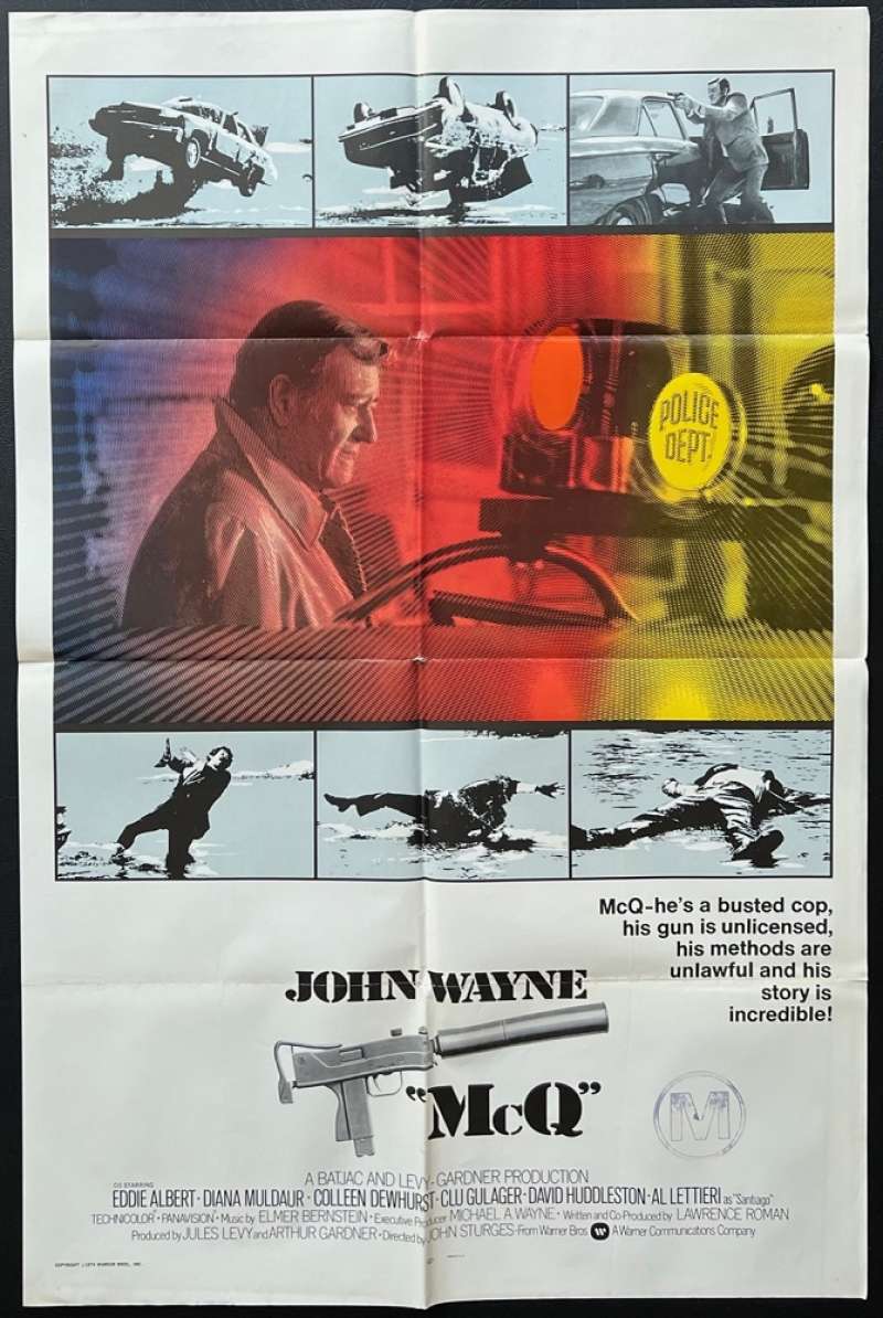 All About Movies - McQ Poster Original USA One Sheet Rare 1974 John ...