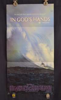 In God's Hands Poster Original Daybill 1998 Surfing