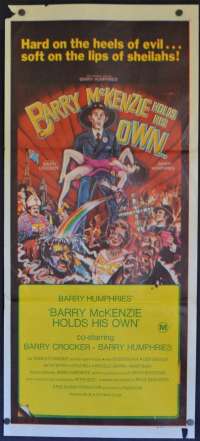 Barry McKenzie Holds His Own Daybill Poster 1974 Barry Crocker Barry Humphries