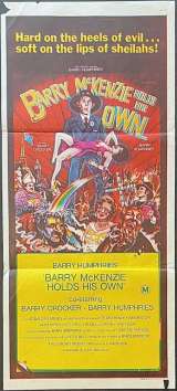 Barry McKenzie Holds His Own Daybill Poster 1974 Barry Crocker Barry Humphries